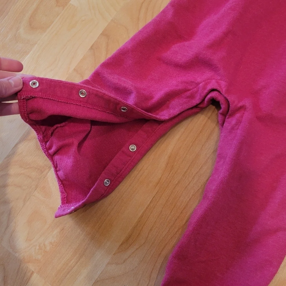 Carter's Red Flutter Ruffle Overalls Size 24 Months
